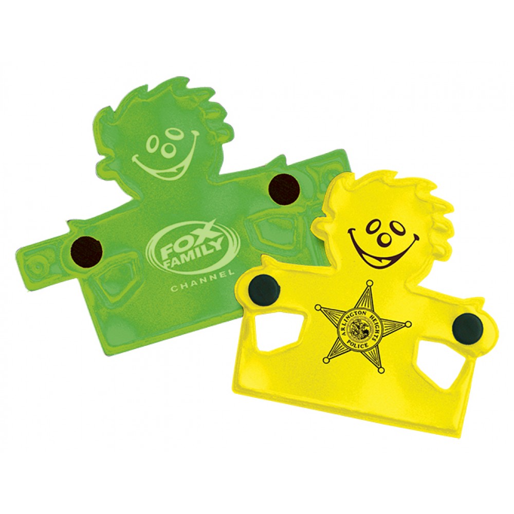 Custom Printed Spokesperson For Safety Reflector Custom Printed Spokesperson For Safety Reflector
