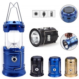 Custom Solar Rechargeable Led Camping Lantern