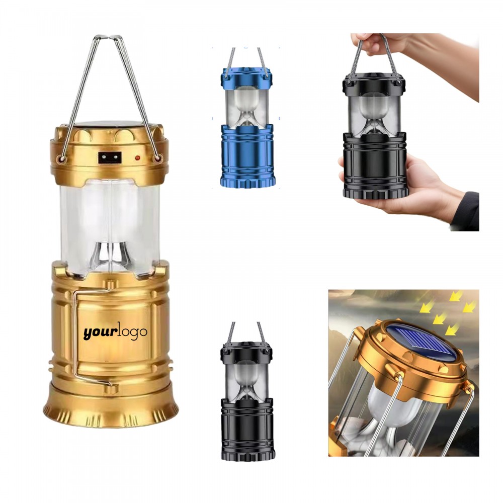 Logo Branded Rechargeable Solar Camping Lantern