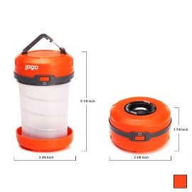 Customized Folding Magnetic Flashlight w/Hang Hole