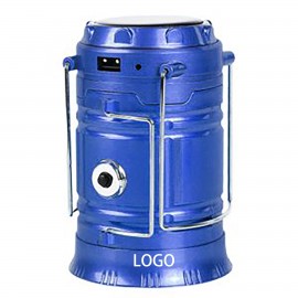 Retro LED Camping Lantern Rechargeable Multifunction Light with Logo