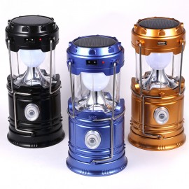 Customized Collapsible Portable Solar Energy Camping Lantern
