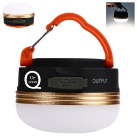 Rechargeable Magnetic Button Hanging Camping Lantern with Logo