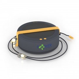 Logo Branded Luci Solar String Lights + Detachable Power Hub