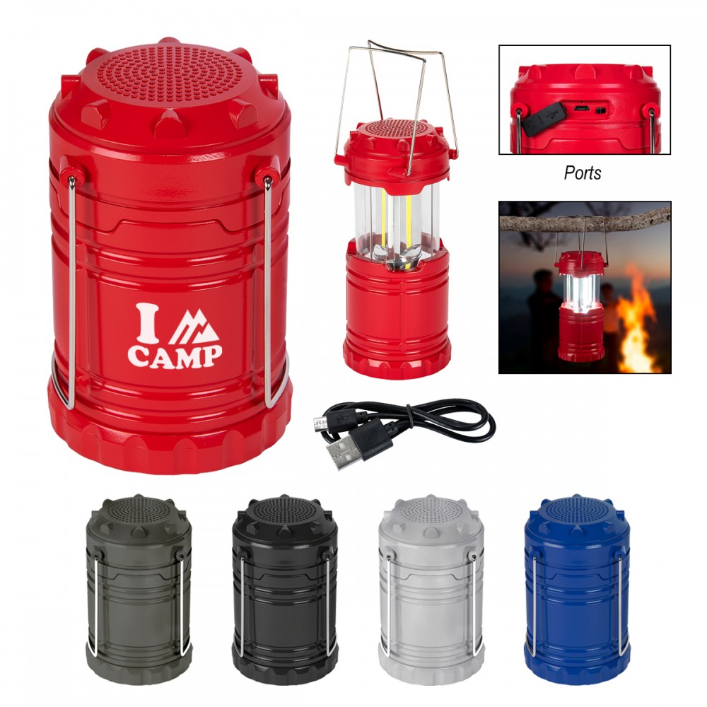 Custom Cob Pop-up Lantern With Speaker