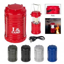 Cob Pop-up Lantern With Speaker with Logo