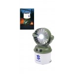 Logo Branded Rechargeable 3W COB Lantern with Fan