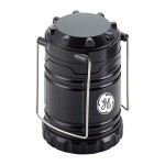 Retractable Large Black LED Lantern with Logo