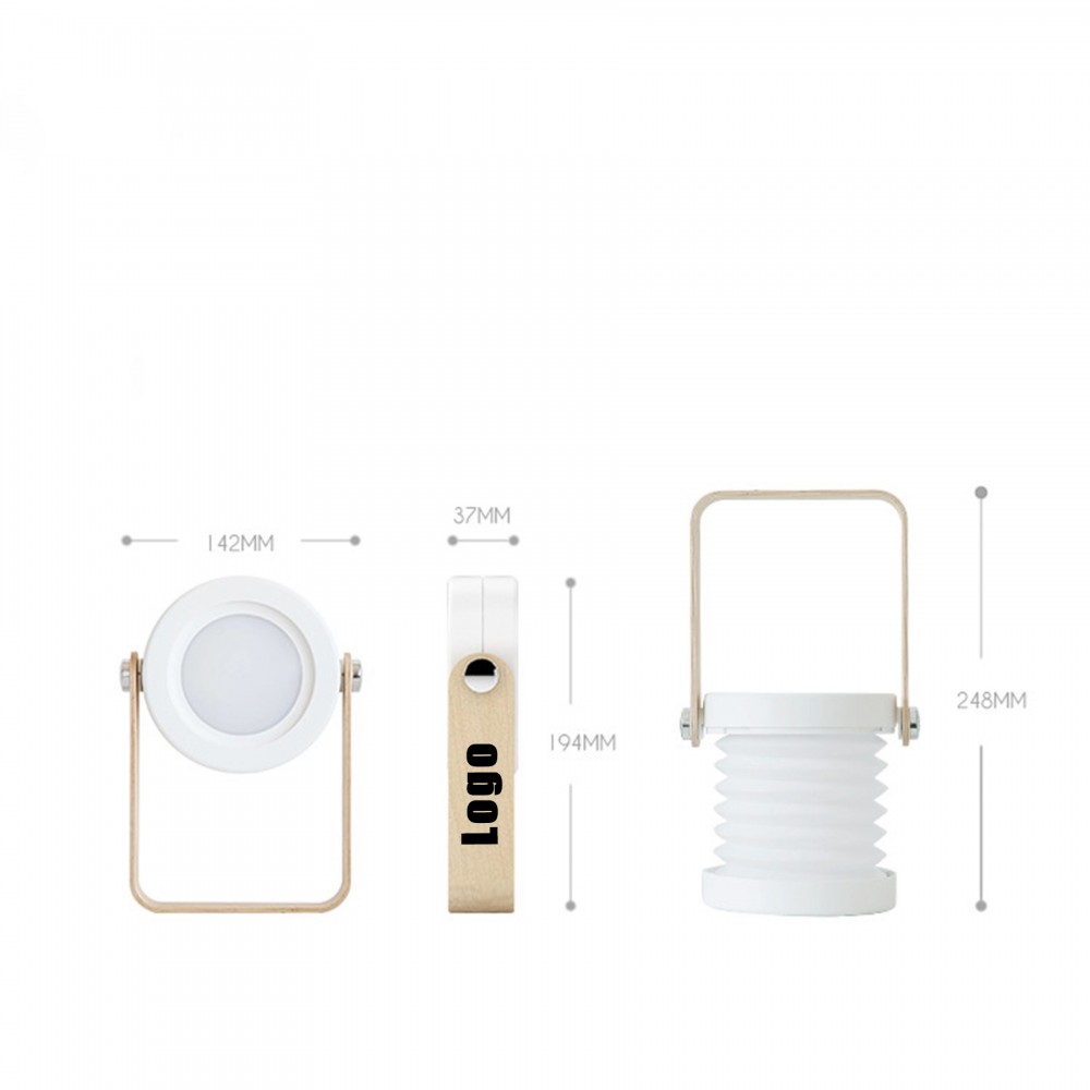 3D Lantern Small Night USB Portable Lamp with Logo