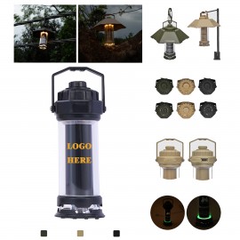 Long Endurance 2-In-1 Flashlight Camping Light With Handle with Logo