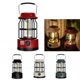Logo Branded Portable Outdoor Retro Camping Lamp