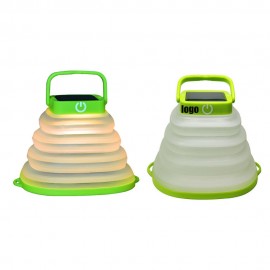 Collapsible Solar Lantern for Outdoor Use with Logo  Collapsible Solar Lantern for Outdoor Use with Logo
