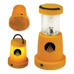 19 Led Rubberized Yellow Camping/Outdoor Lantern with Logo