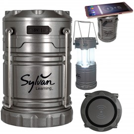 Logo Branded C.O.B Lantern Wireless Power Bank Charger  Logo Branded C.O.B Lantern Wireless Power Bank Charger