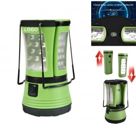 Promotional Rechargeable 2-in-1 LED Camping Lantern and Flashlight