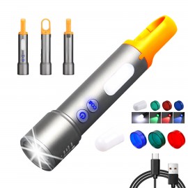 Promotional Carabineer Clip Portable Flashlight