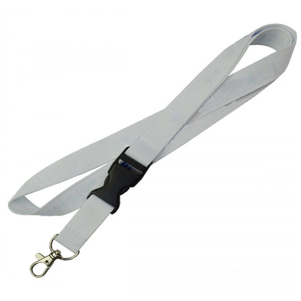 Logo Branded 3/4" Silkscreen Printed Polyester Lanyards Logo Branded 3/4" Silkscreen Printed Polyester Lanyards