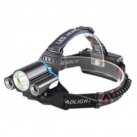Customized 3 LED Rechargeable Headlamps Torch Light