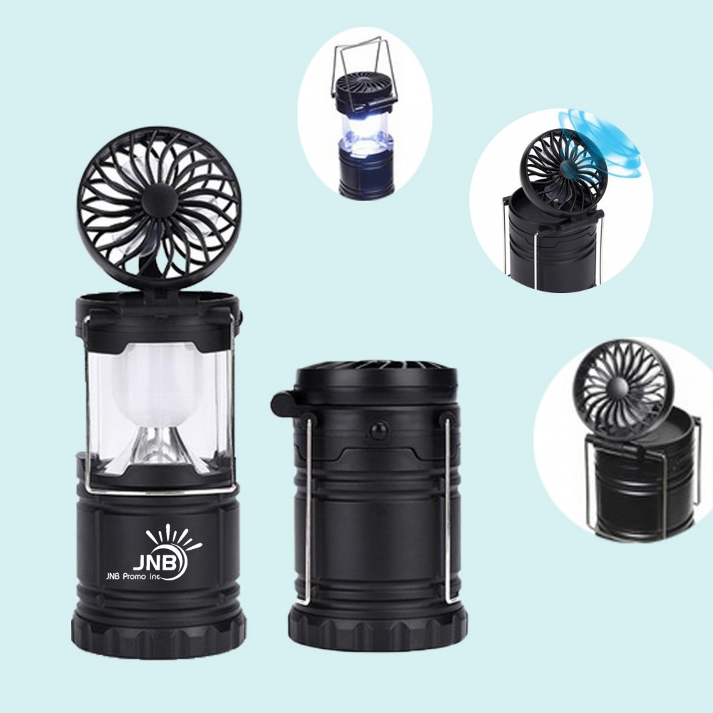 Personalized Dual-Purpose Camping Fan Lantern