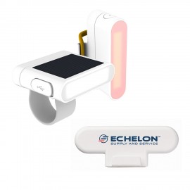 Luci Solar Bike Light Set with Logo