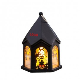 Custom Halloween Castle wind Lantern Decor With Hook