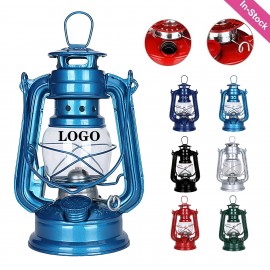 Retro Metal Outdoor Camping Kerosene Lantern with Logo