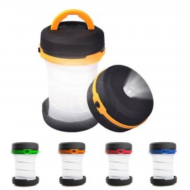 Compact Telescopic Camping Lantern: Collapsible Illumination with Logo