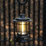 Renew Cob Rechargeable Vintage Lantern with Logo
