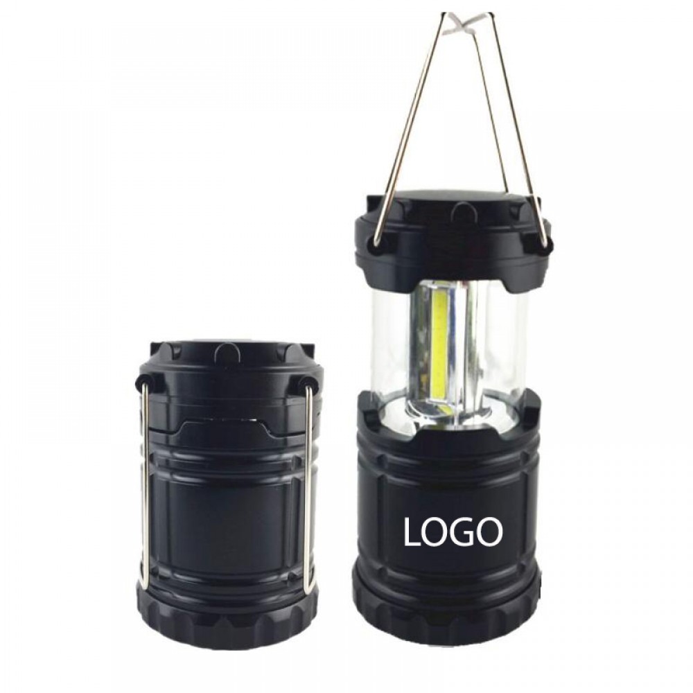 Mini Retractable Telescopic COB Superbright Lantern with Logo