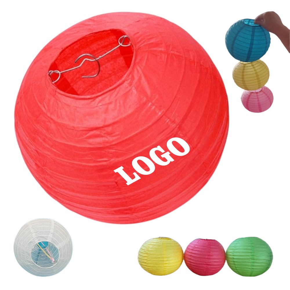 Foldable Paper Lantern MOQ 500PCS with Logo