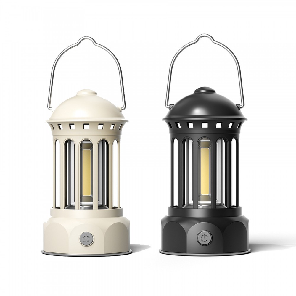 LED Camping Lantern Battery Powered with Logo - Bravamarketing