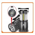 NEW Outdoor Emergency COB LED Camping Flashlight Folding Lantern Portable Collapsible Lantern with Logo