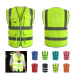 Multiple Pockets High Reflective Safety Vest with logo