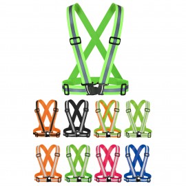 Safety Reflective Belt Vest with logo  Safety Reflective Belt Vest with logo