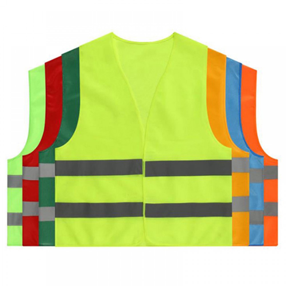 Adjustable Breathable Reflective Safety Vest Custom Imprinted Adjustable Breathable Reflective Safety Vest Custom Imprinted