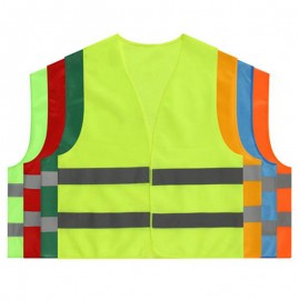 Adjustable Breathable Reflective Safety Vest Custom Imprinted