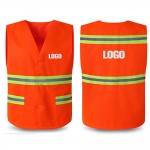 Lightweight High Visible Safety Vest Custom Printed