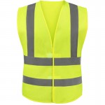 Logo Branded High Visibility Safety Vest Neon Yellow