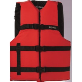 Kemp USA Red Oversized Adult Universal Life Vest Logo Branded