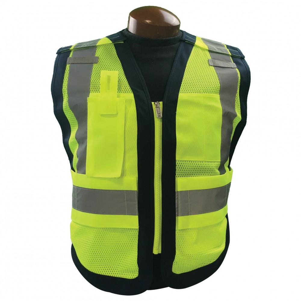 HIGH VIS PUBLIC SAFETY VEST, Class 2 Custom Printed HIGH VIS PUBLIC SAFETY VEST, Class 2 Custom Printed