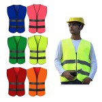 Custom Printed High Visibility Reflective Safety Vests