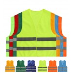 Reflective Safety Vest with custom logo Custom Imprinted