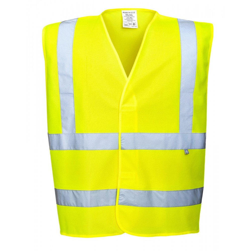 Flame Resistant Hi-Vis Vest Logo Branded Flame Resistant Hi-Vis Vest Logo Branded