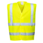 Flame Resistant Hi-Vis Vest Logo Branded