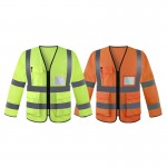 High Visibility Workwear Safety Jacket Custom Imprinted