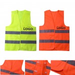 Custom Custom logo Reflective Safety Vest MOQ 10pcs