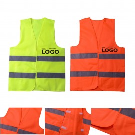 Custom logo Reflective Safety Vest MOQ 10pcs with logo