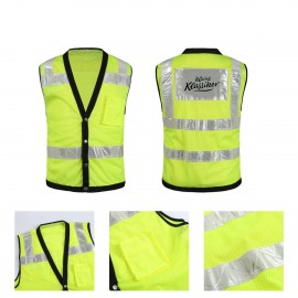 Custom High Visibility Safety Mesh Vest