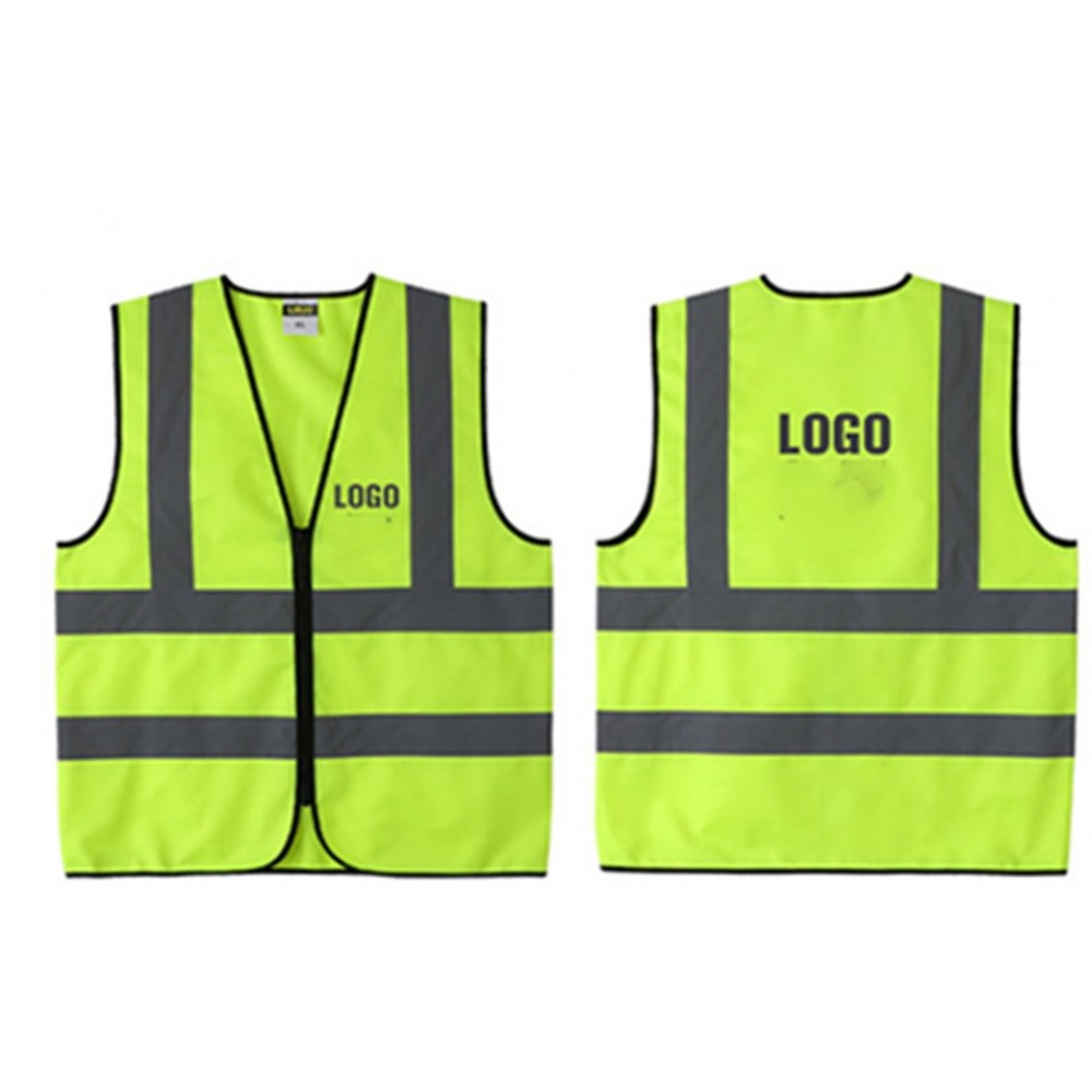 High Visibility Relective Safety Vest Logo Branded High Visibility Relective Safety Vest Logo Branded