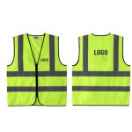 High Visibility Relective Safety Vest Logo Branded